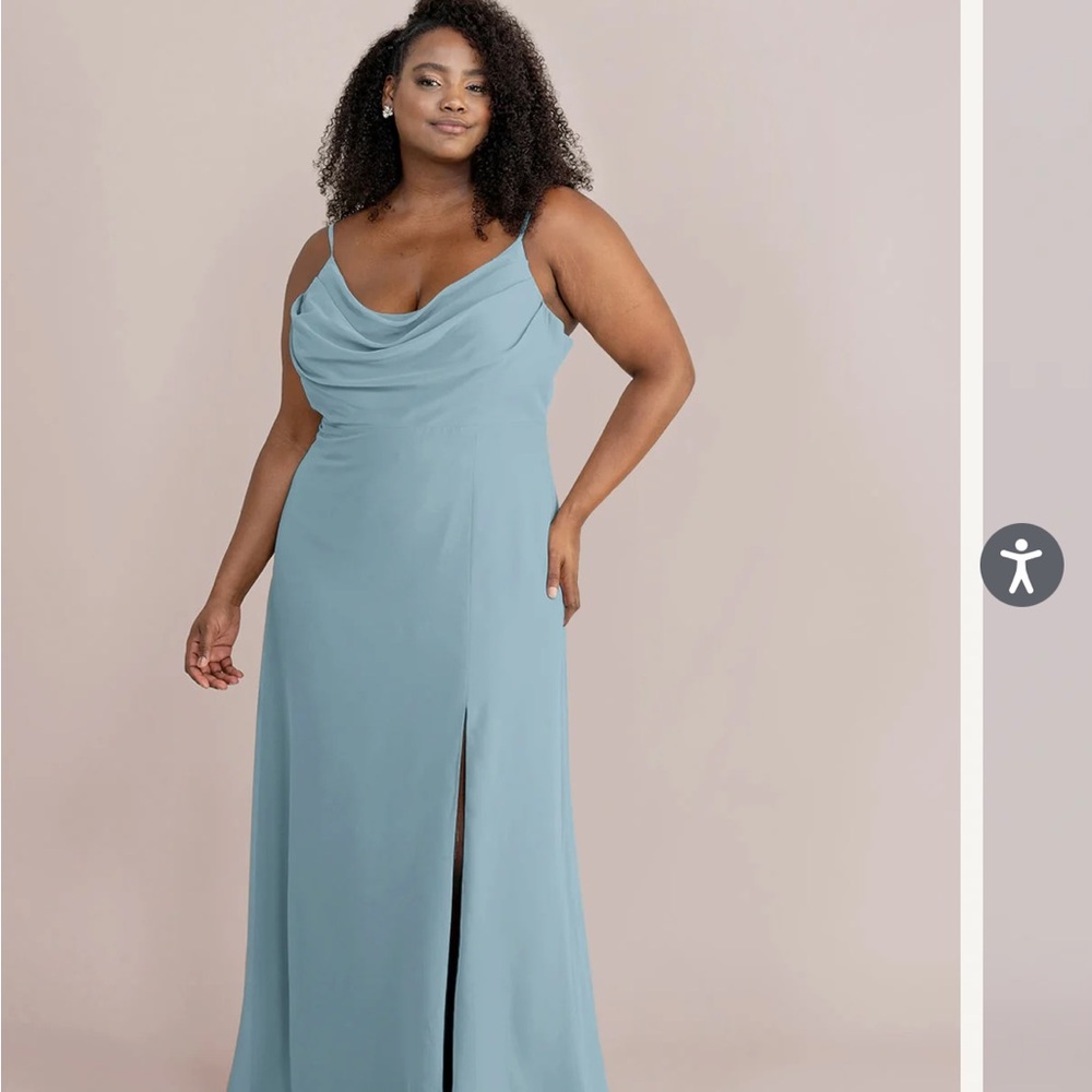 Revelry Light Blue Bridesmaid Dress